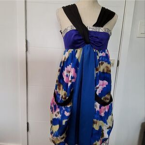 Mint Jodi Arnold Patchwork Silk Dress Size 4